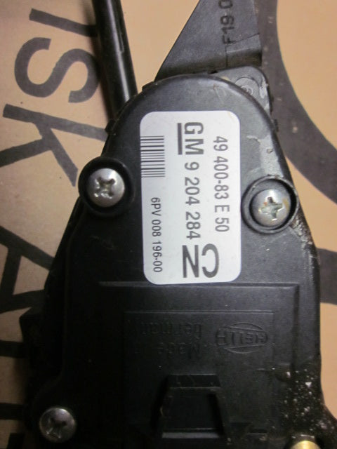 Opel Agila A Speederpedal Med OEM Nr. Ophugger Fra Opel Ophugger