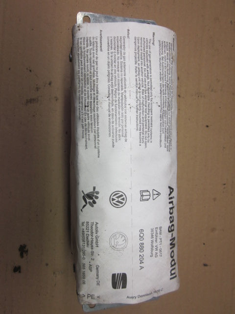 Skoda Fabia Airbag  Med OEM Nr. 6Q0880204G Fra Skoda Ophugger