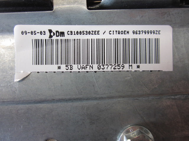 Citroen C3 Airbag  Med OEM Nr. Ophugger Fra Citroen Ophugger