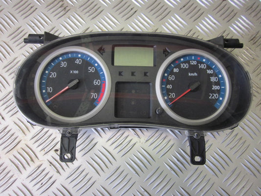 Renault Clio 3 Speedometer - Instrument Med OEM Nr. Ophugger Fra Renault Ophugger