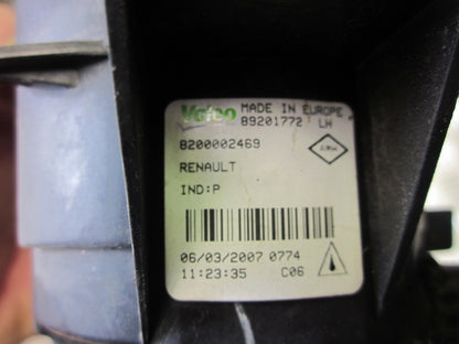 Renault Clio 3 Tågelygte For Med OEM Nr. Ophugger Fra Renault Ophugger