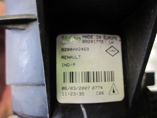 Renault Clio 3 Tågelygte For Med OEM Nr. Ophugger Fra Renault Ophugger