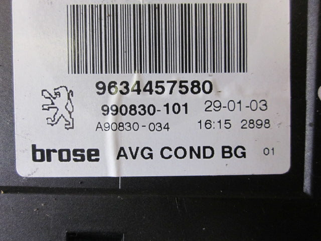 Peugeot 307 Rudemotor - Rudehejs Med OEM Nr. Ophugger Fra Peugeot Ophugger