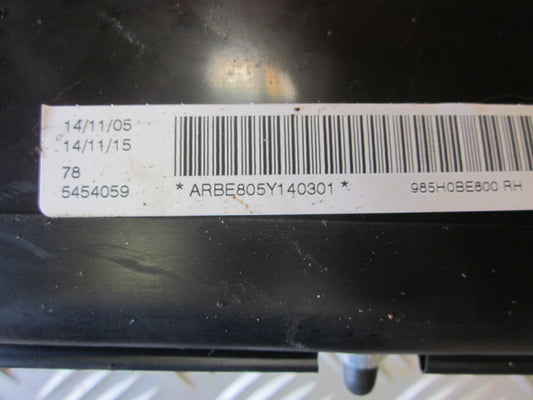 Nissan Almera N16 Airbag Side Med OEM Nr. Ophugger Fra Nissan Ophugger