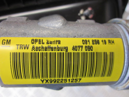 Opel Zafira A Airbag Side Med OEM Nr. Ophugger Fra Opel Ophugger