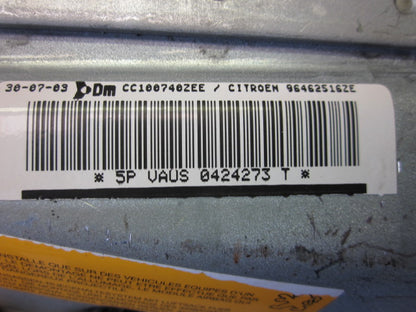 Citroen C2 Airbag Side Med OEM Nr. Ophugger Fra Citroen Ophugger