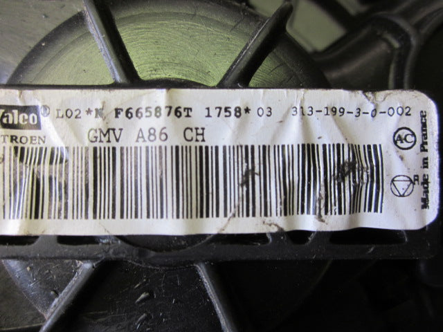 Citroen C2 Varmeblæser Med OEM Nr. 6441Q5 Fra Citroen Ophugger