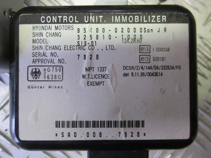 Hyundai Atos Prime Motorstyring - Motorstyreboks - Injection Elboks Med OEM Nr. Ophugger Fra Hyundai Ophugger