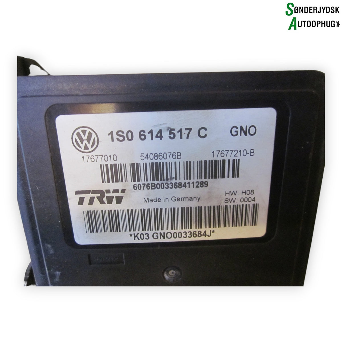 VW Up ABS Pumpe Med OEM Nr. 1S0614517E Fra VW Ophugger