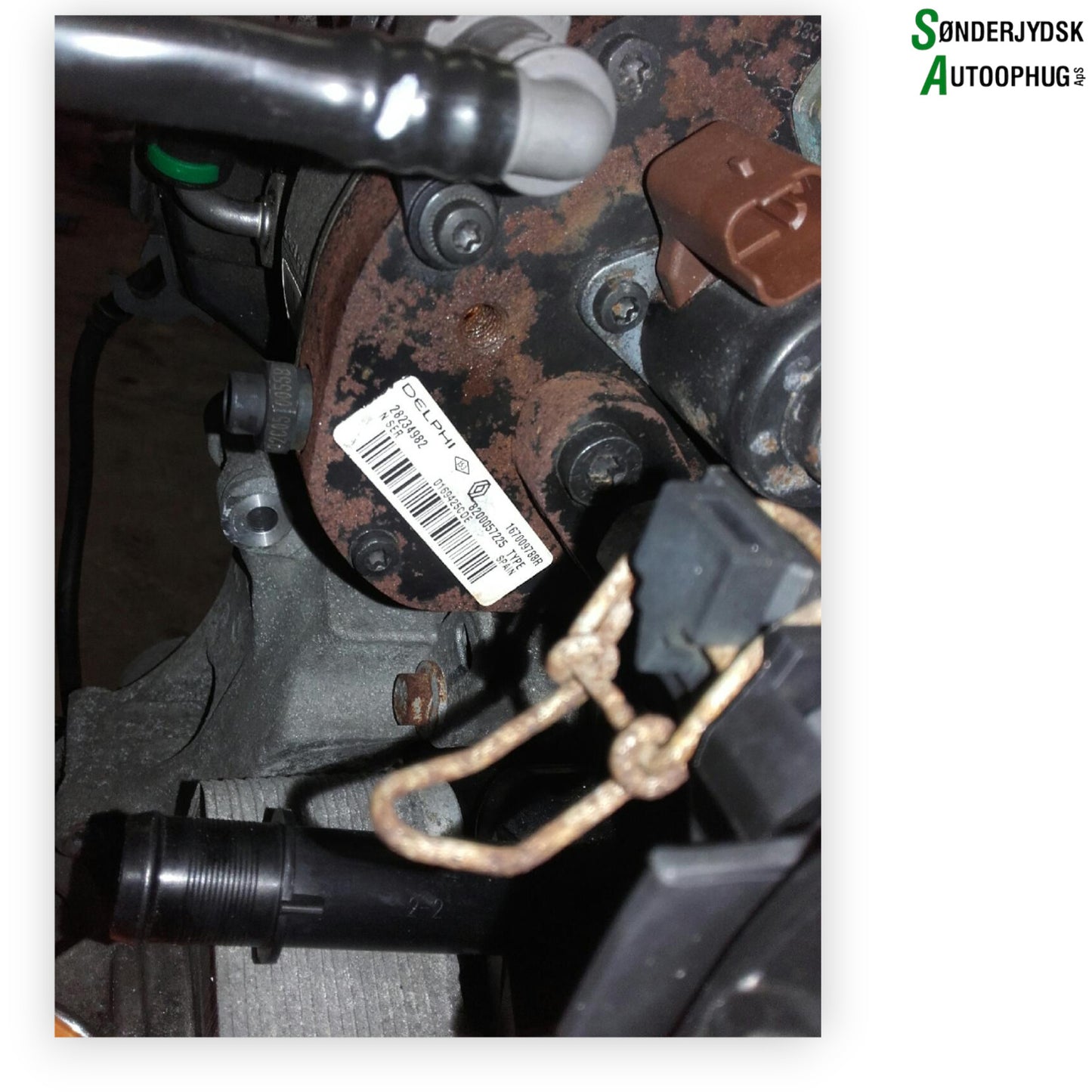 Renault Kangoo 2 Motor Med OEM Nr. K9K802 Fra Renault Ophugger