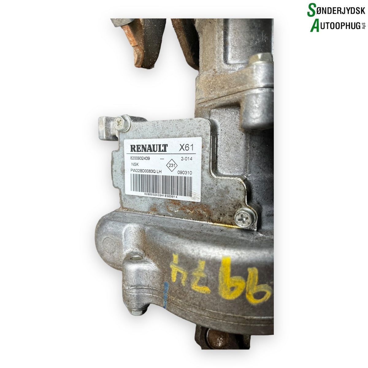 Renault Kangoo 2 Ratstamme M/El-Servo Med OEM Nr. 7701070984 Fra Renault Ophugger