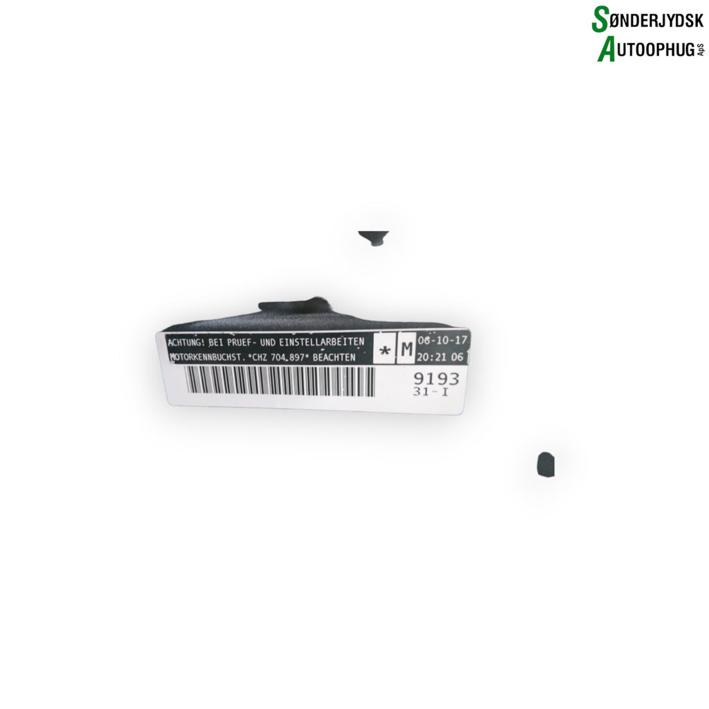Skoda Fabia Motor Med OEM Nr. 04C100032J Fra Skoda Ophugger