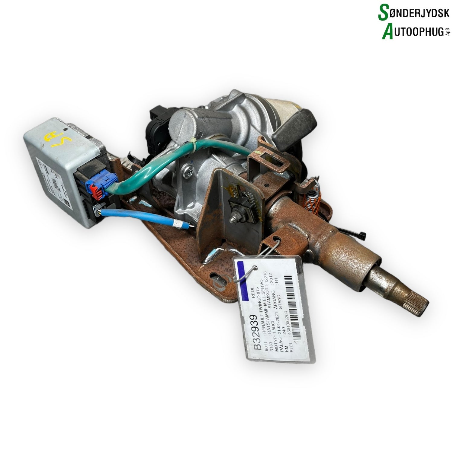 Renault Twingo 2 Ratstamme M/El-Servo Med OEM Nr. 6700002025 Fra Renault Ophugger