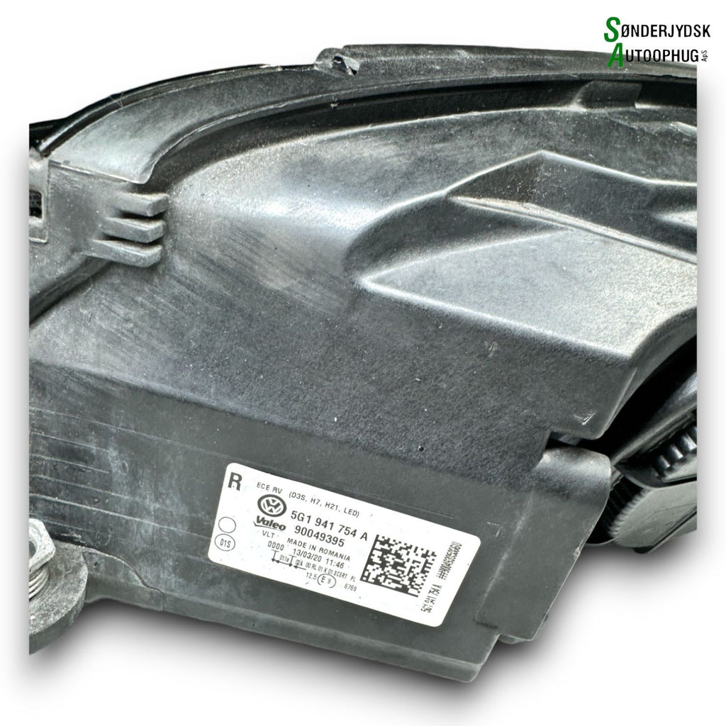 VW Golf 7 Au Forlygte Med OEM Nr. 4G0907697G Fra VW Ophugger