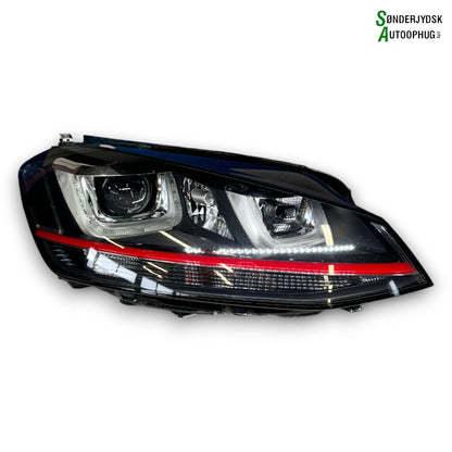 VW Golf 7 AU Forlygte Med OEM Nr. 8K0941597E Fra VW Ophugger