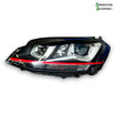 VW Golf 7 Au Forlygte Med OEM Nr. 8K0941597E Fra VW Ophugger