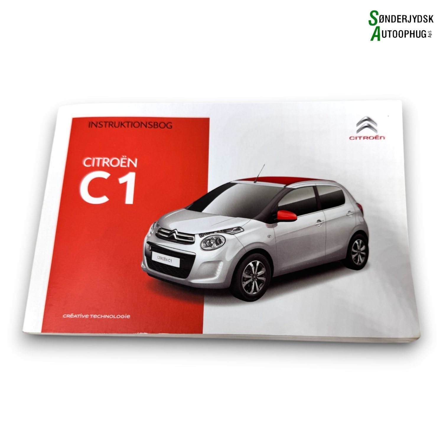 Citroen C1 Instruktionsbog Med OEM Nr. DANSK Fra Citroen Ophugger