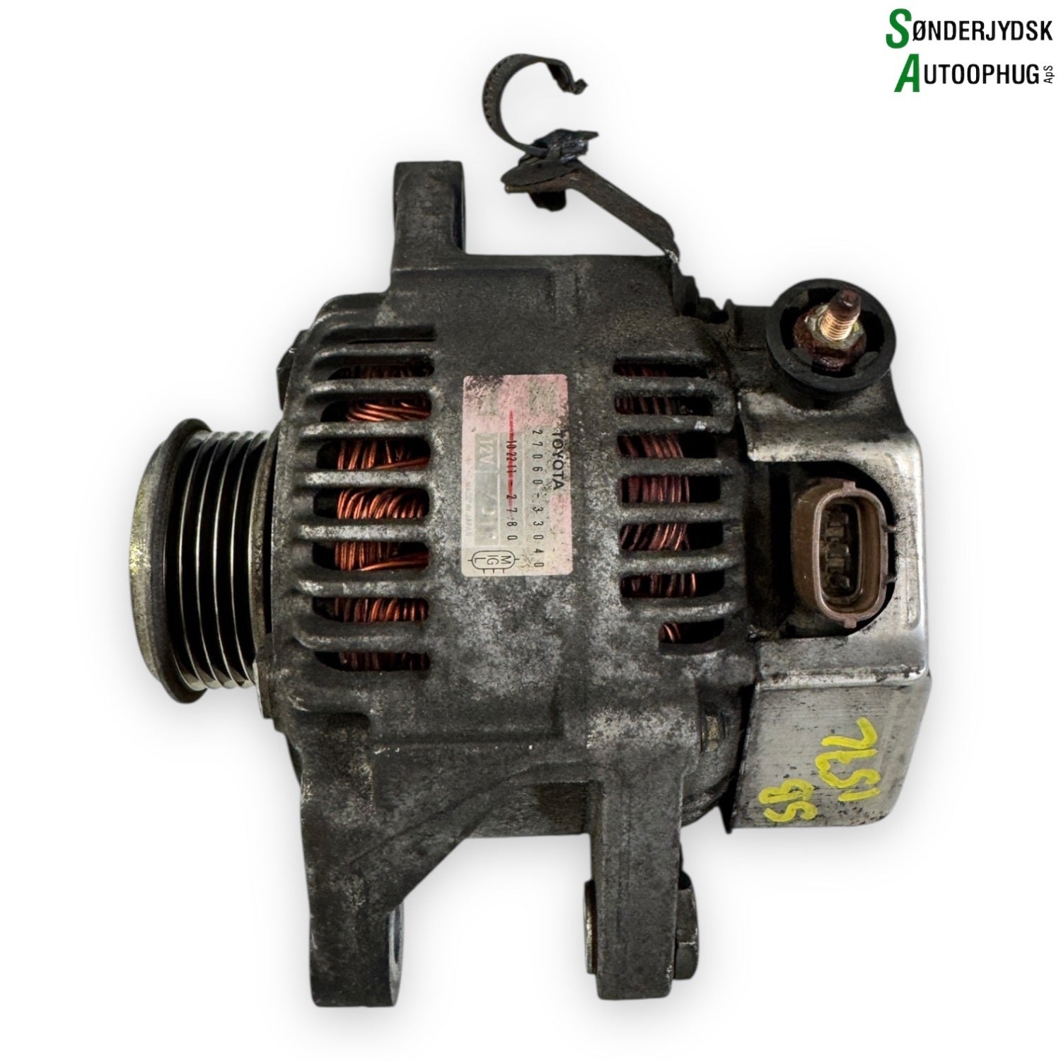 Toyota Yaris Verso Generator Med OEM Nr. 2706033040 Fra Toyota Ophugger