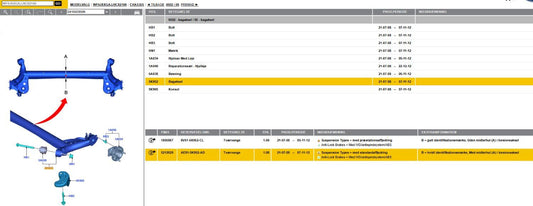 Ford Fiesta 7 Bagbro Med OEM Nr. 1805867 Fra Ford Ophugger