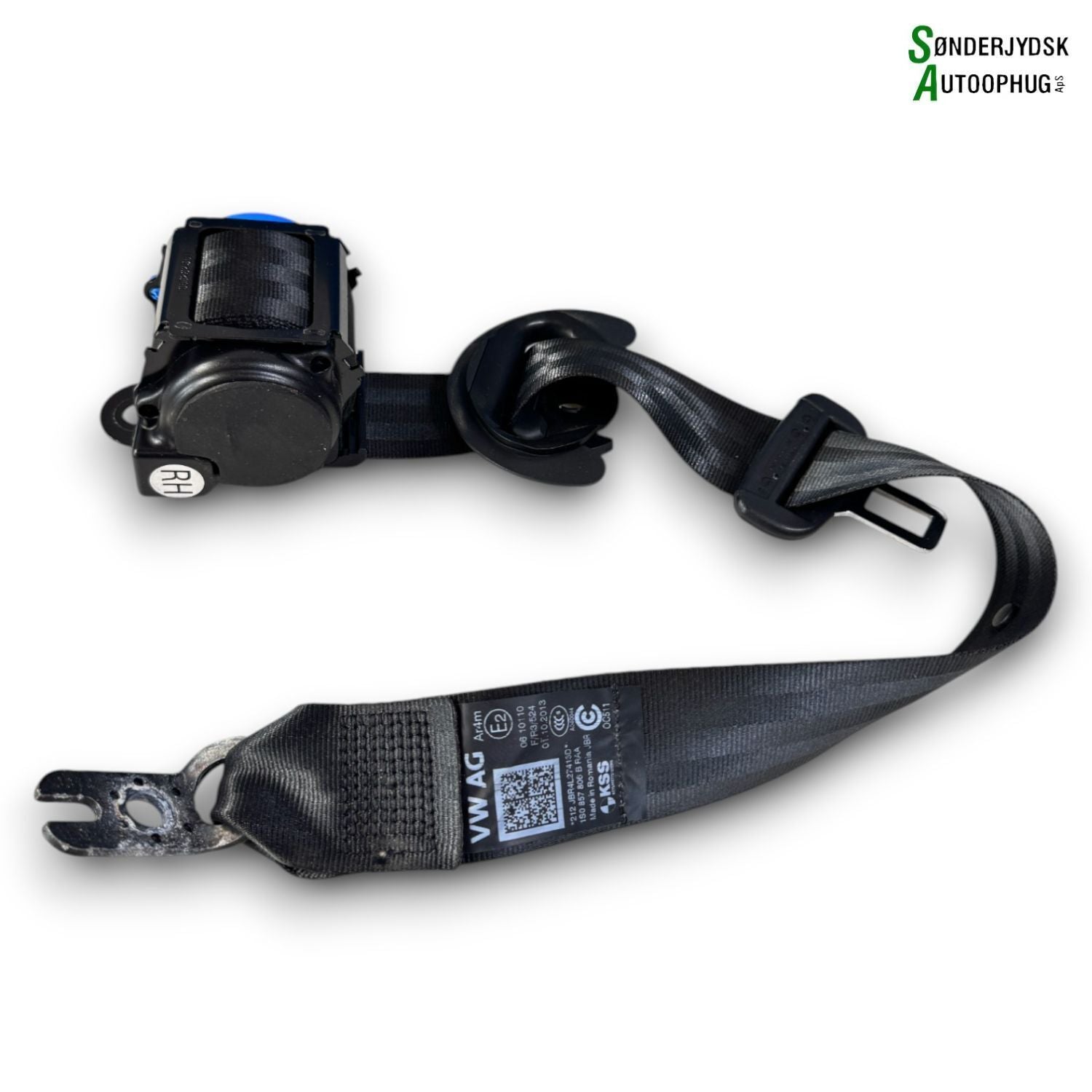 VW Up Sikkerhedsseler Bag Med OEM Nr. 1S0857806B Fra VW Ophugger