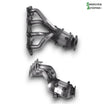 Hyundai I30 Tm Katalysator Med OEM Nr. 285102BPF2 Fra Hyundai Ophugger