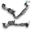Ford Fiesta 7 Katalysator Med OEM Nr. CN115E211BD Fra Ford Ophugger