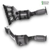 Ford Fiesta 7 Katalysator Med OEM Nr. 9V215G232AA Fra Ford Ophugger