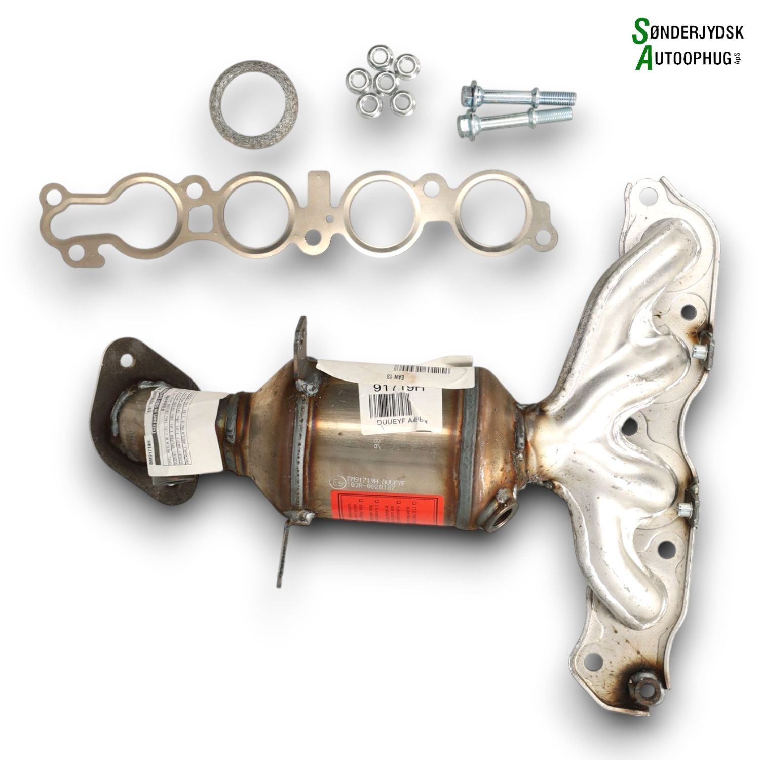 Suzuki Splash Katalysator Med OEM Nr. 95508142 Fra Suzuki Ophugger