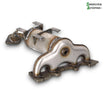 Fiat Grande Punto Katalysator Med OEM Nr. 51929835 Fra Fiat Ophugger