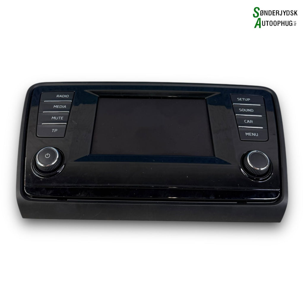 Skoda Octavia Radio Med OEM Nr. 5E0919605ABIO Fra Skoda Ophugger