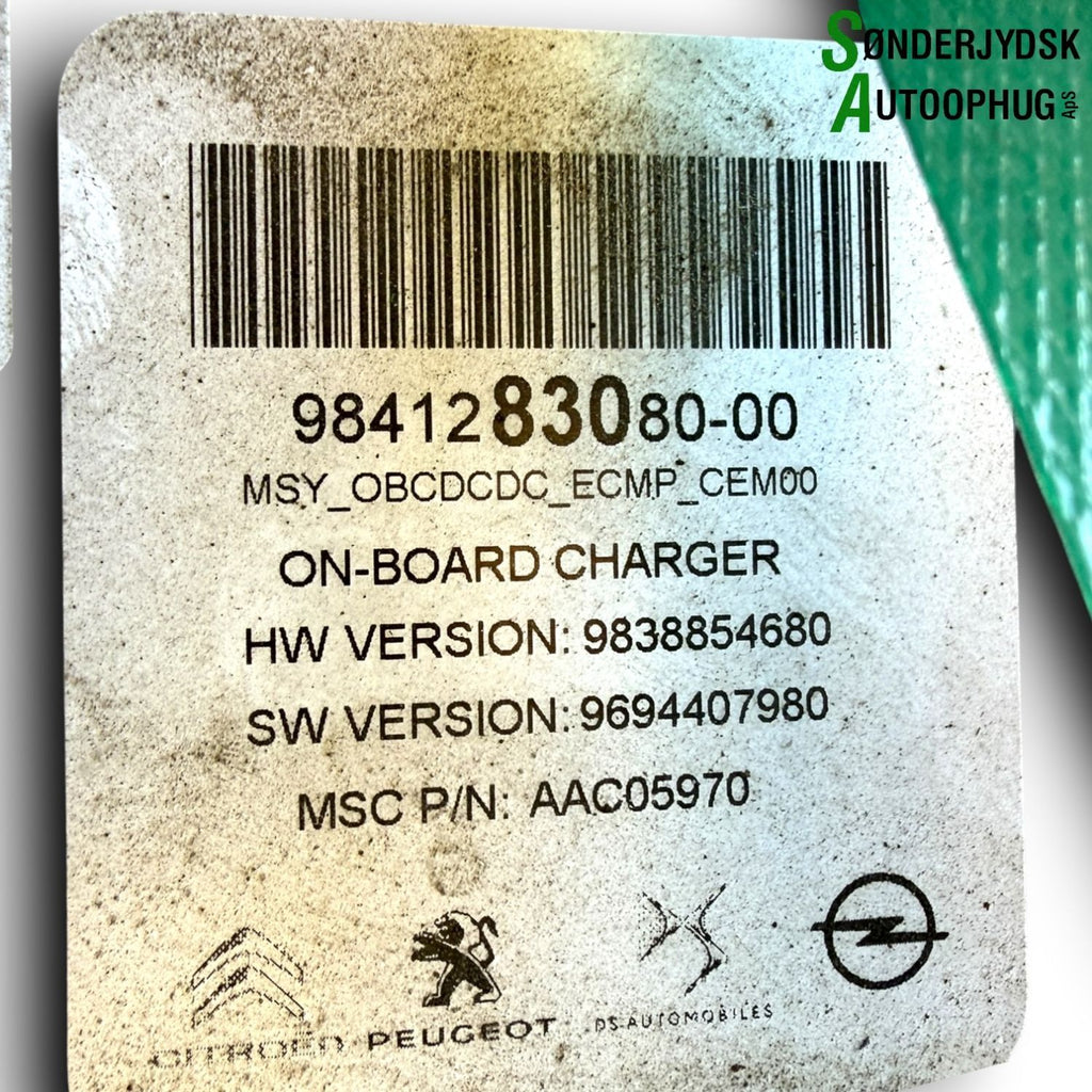 Peugeot 2008 Obc Ladebox Med OEM Nr. 1691344480 Fra Peugeot Ophugger