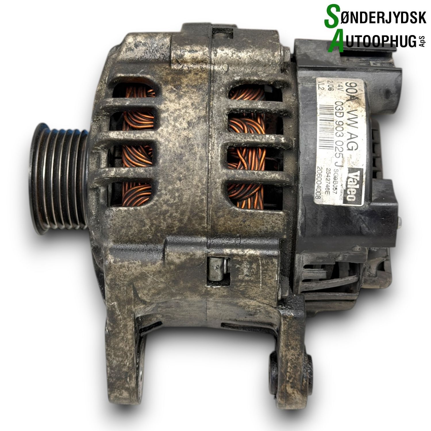 Skoda Fabia Generator Med OEM Nr. 03D903025J Fra Skoda Ophugger