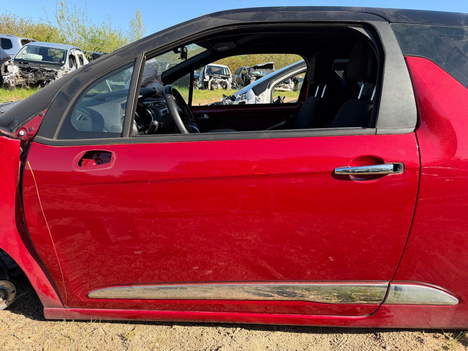 Citroen Ds3 Håndtag Udvendig Med OEM Nr. 9101KY Fra Citroen Ophugger