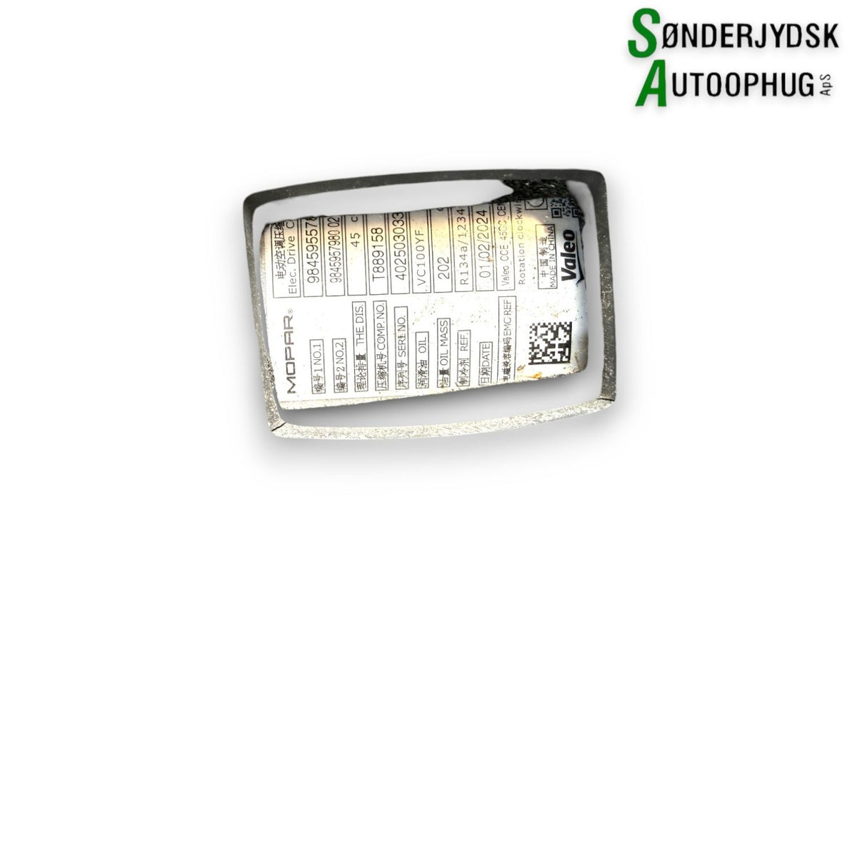 Peugeot Expert Aircondition Pumpe Med OEM Nr. 9847929580 Fra Peugeot Ophugger