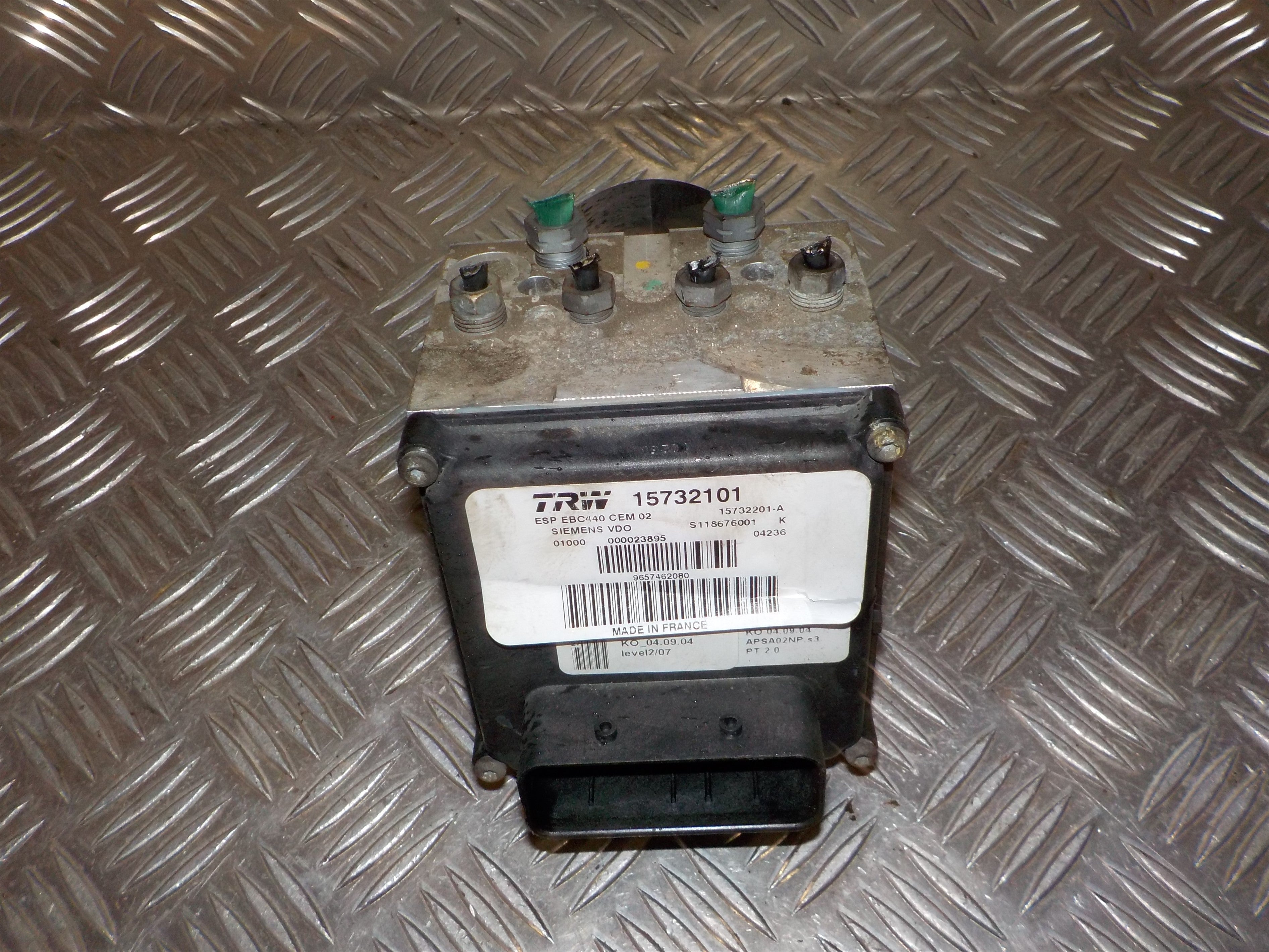 Peugeot 407 ABS Pumpe Med OEM Nr. 4541X3 Fra Peugeot Ophugger