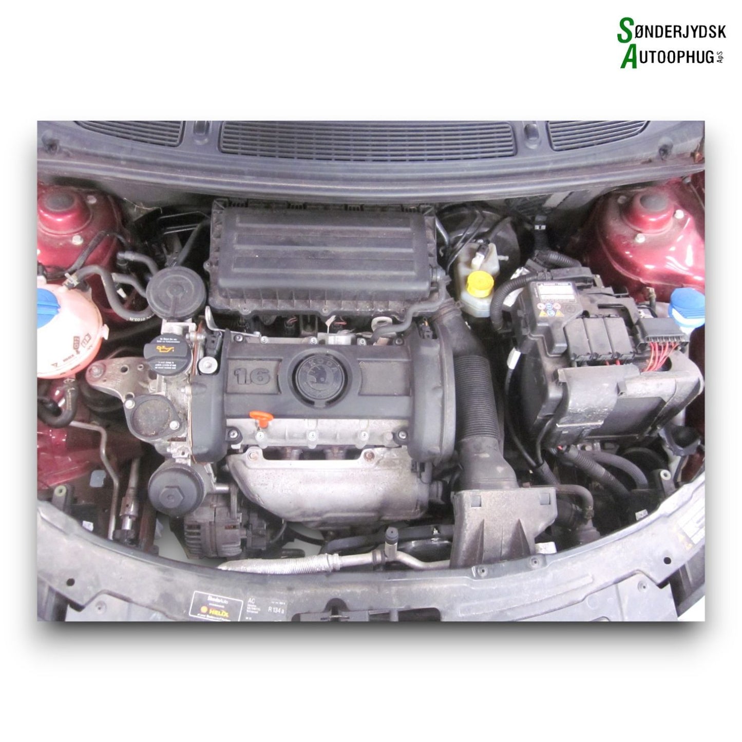 Skoda Fabia Motor Med OEM Nr. 03C100034C Fra Skoda Ophugger