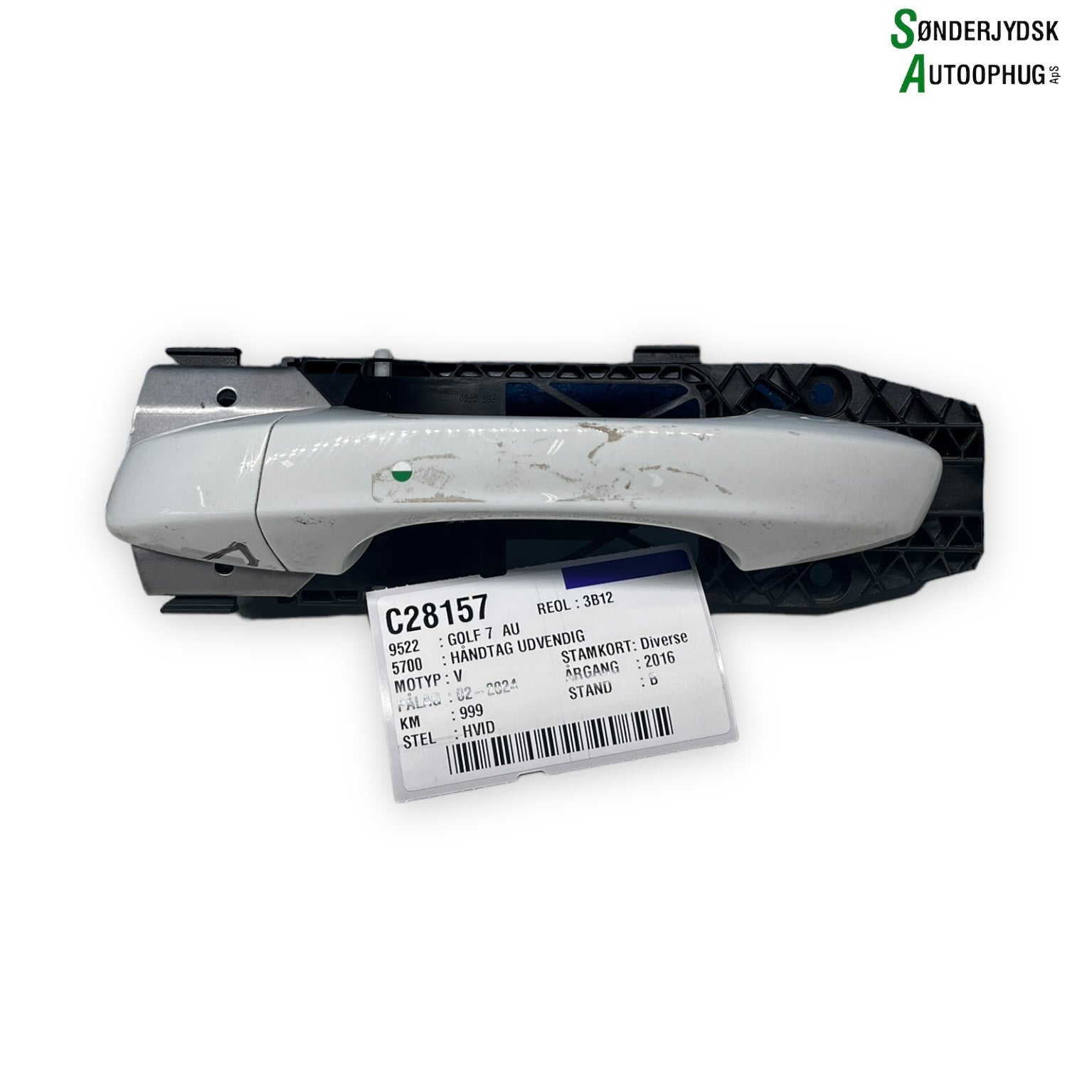 VW Golf 7 Au Håndtag Udvendig Med OEM Nr. 5N0837885H Fra VW Ophugger