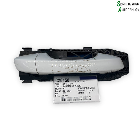 VW Golf 7 AU Håndtag Udvendig Med OEM Nr. 5N0839885H Fra VW Ophugger