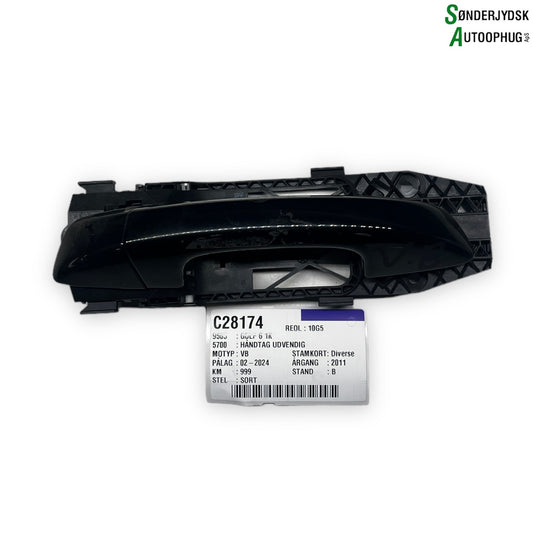 VW Golf 6 1K Håndtag Udvendig Med OEM Nr. 5N0839885G Fra VW Ophugger