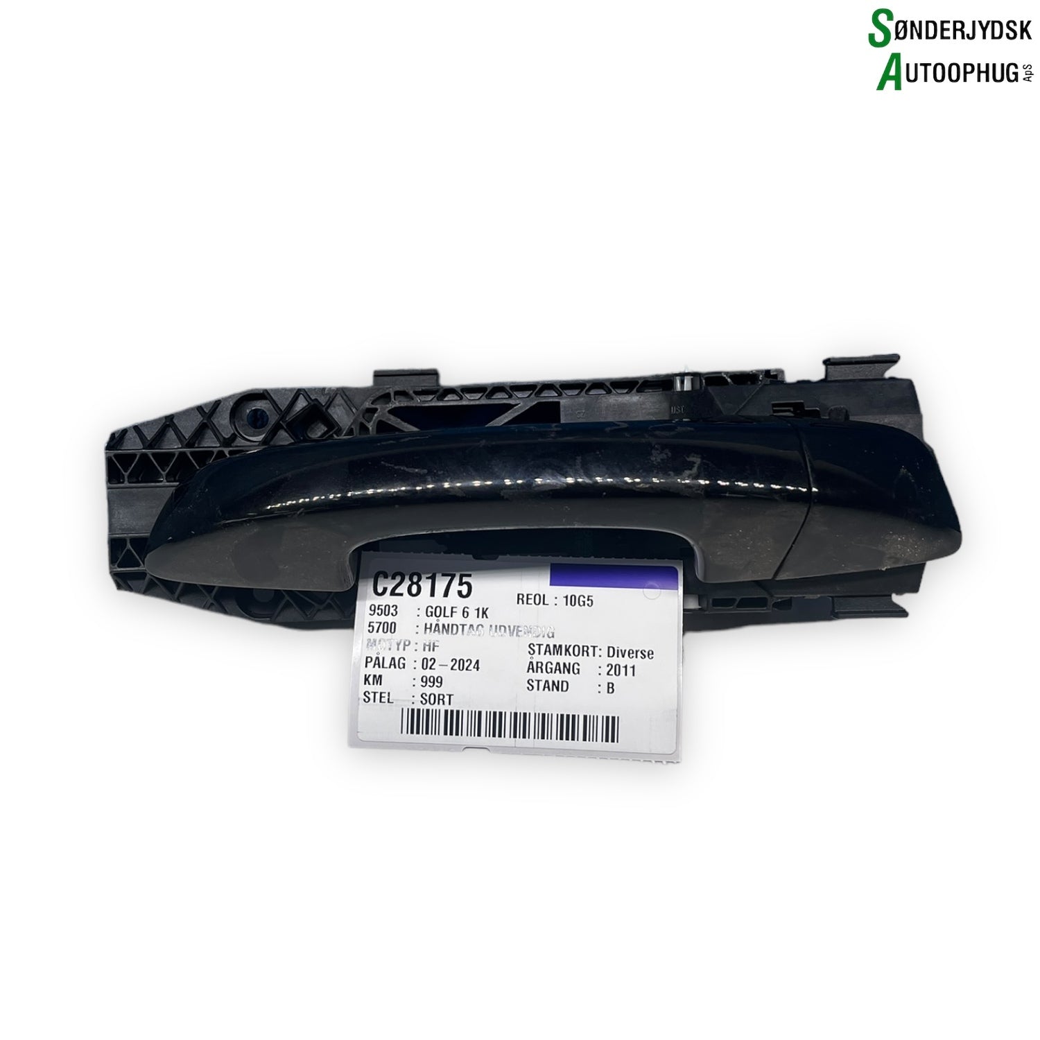 VW Golf 6 1K Håndtag Udvendig Med OEM Nr. 5N0839885G Fra VW Ophugger