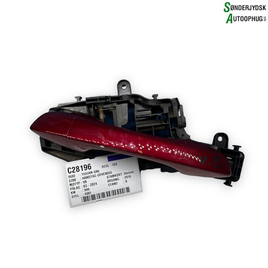 VW Tiguan 5N Håndtag Udvendig Med OEM Nr. 31281524S Fra VW Ophugger