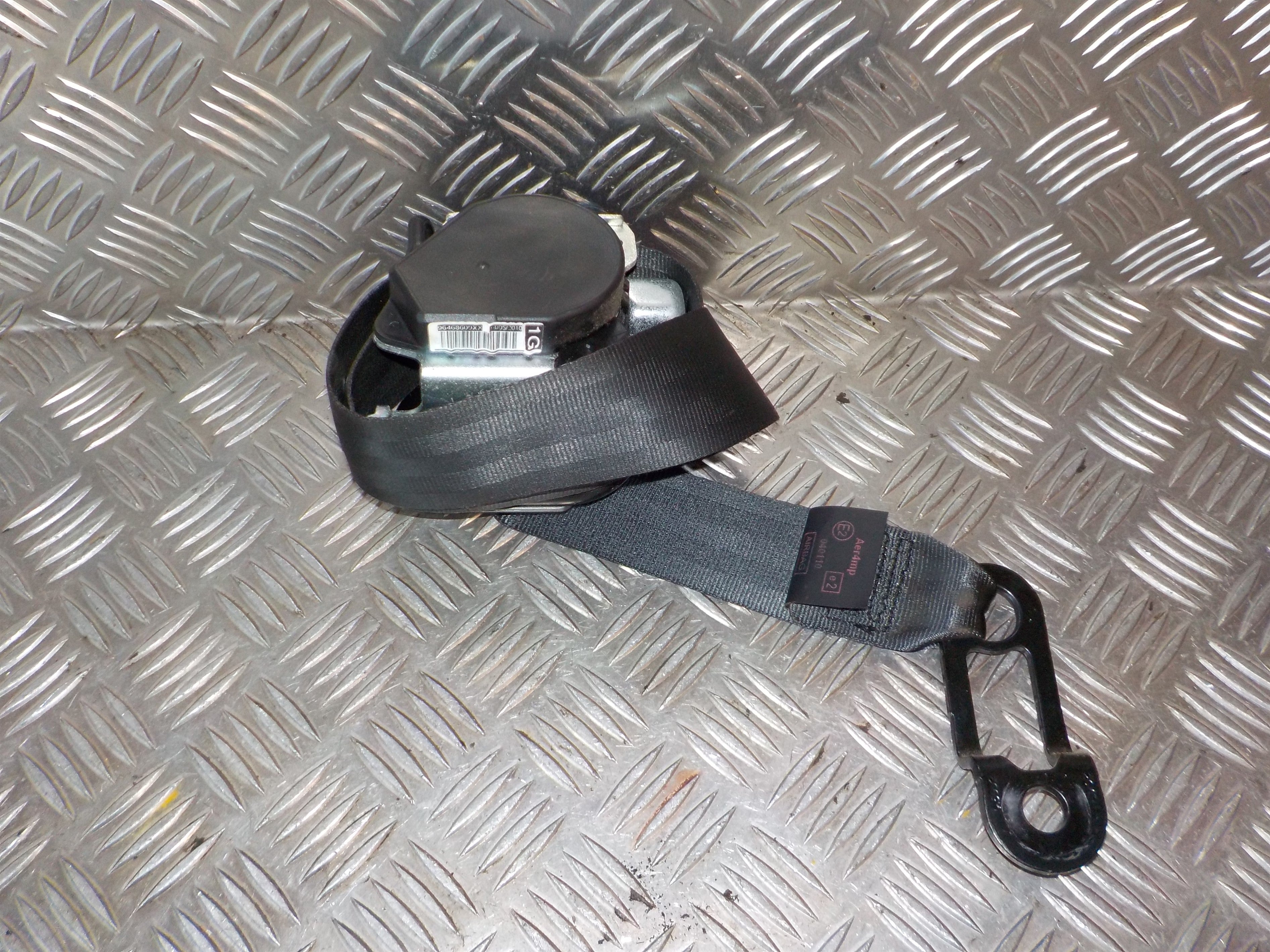 Peugeot 206+ Sikkerhedsseler For Med OEM Nr. 8974GT Fra Peugeot Ophugger