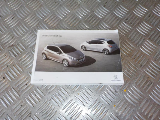 Peugeot 208 Instruktionsbog Med OEM Nr. DANSK Fra Peugeot Ophugger