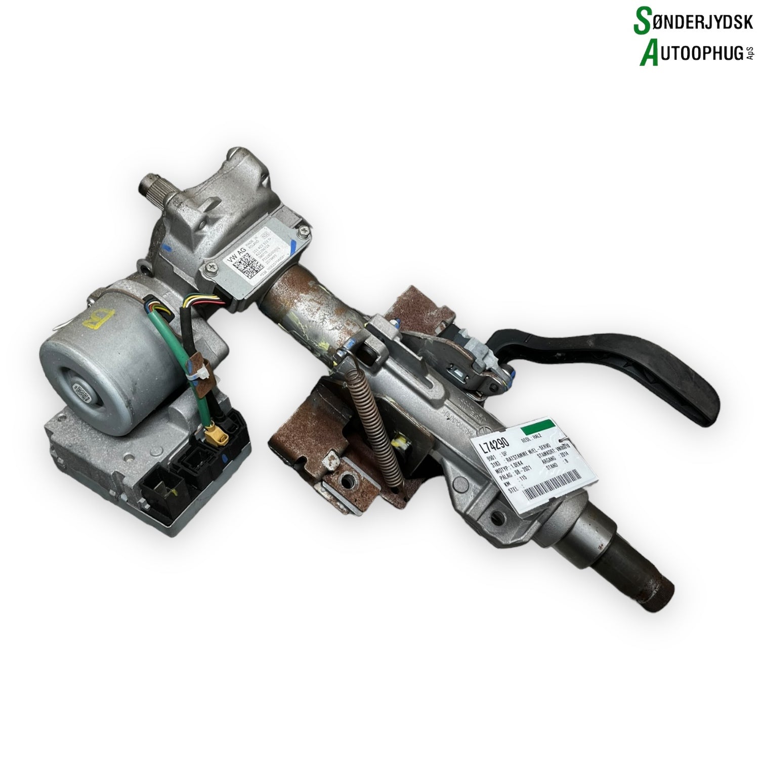 VW Up Ratstamme M/El-Servo Med OEM Nr. 1S1909144L Fra VW Ophugger