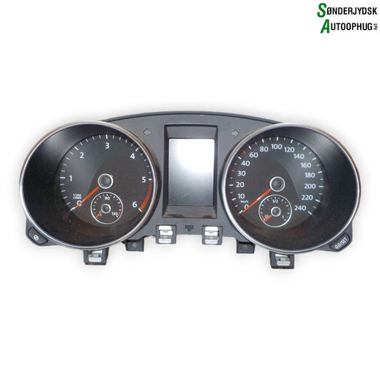 VW Golf 6 1K Speedometer - Instrument Med OEM Nr. 5K0920870C Fra VW Ophugger