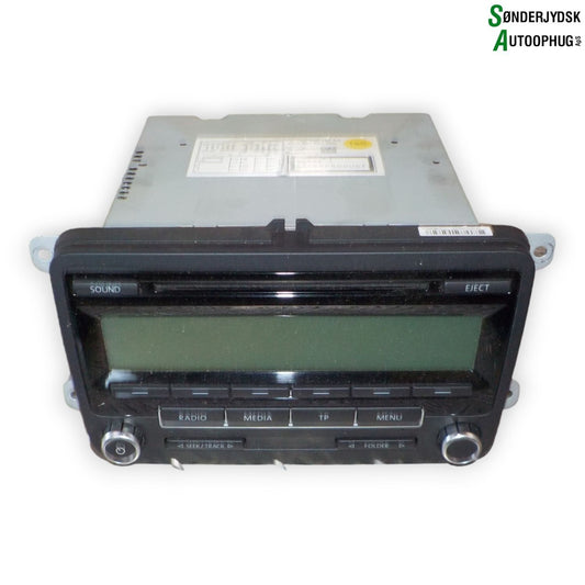 VW Golf 6 1K Radio M/Cd Med OEM Nr. 1K0035186AA Fra VW Ophugger