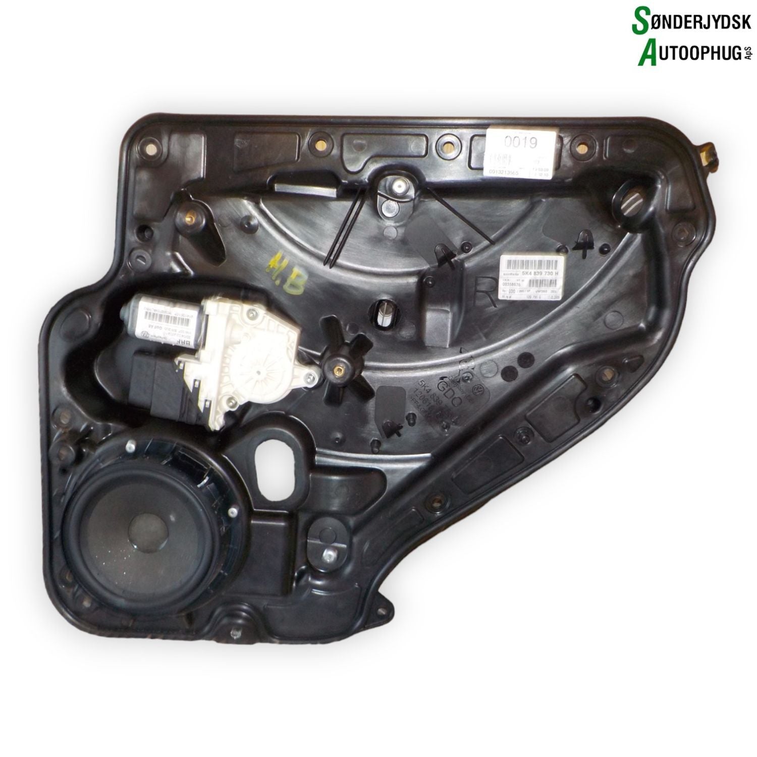 VW Golf 6 1K Rudemotor - Rudehejs Med OEM Nr. 1K0959704AL Fra VW Ophugger