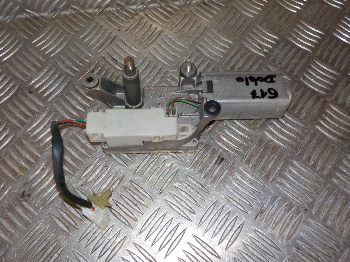 Fiat Doblo Bagrudevisker Motor Med OEM Nr. 64343021 Fra Fiat Ophugger