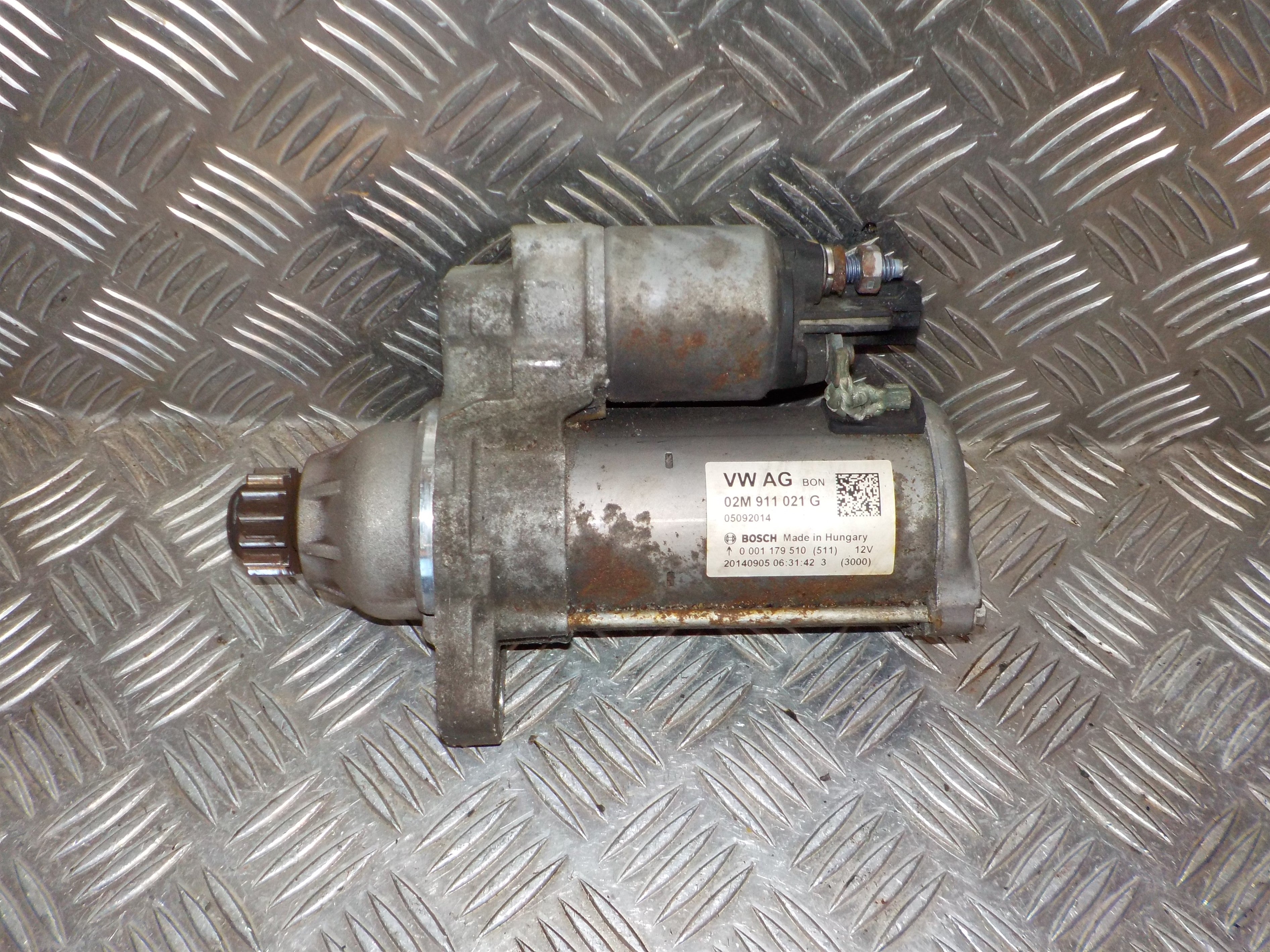 VW Up Starter Med OEM Nr. 02M911021G Fra VW Ophugger