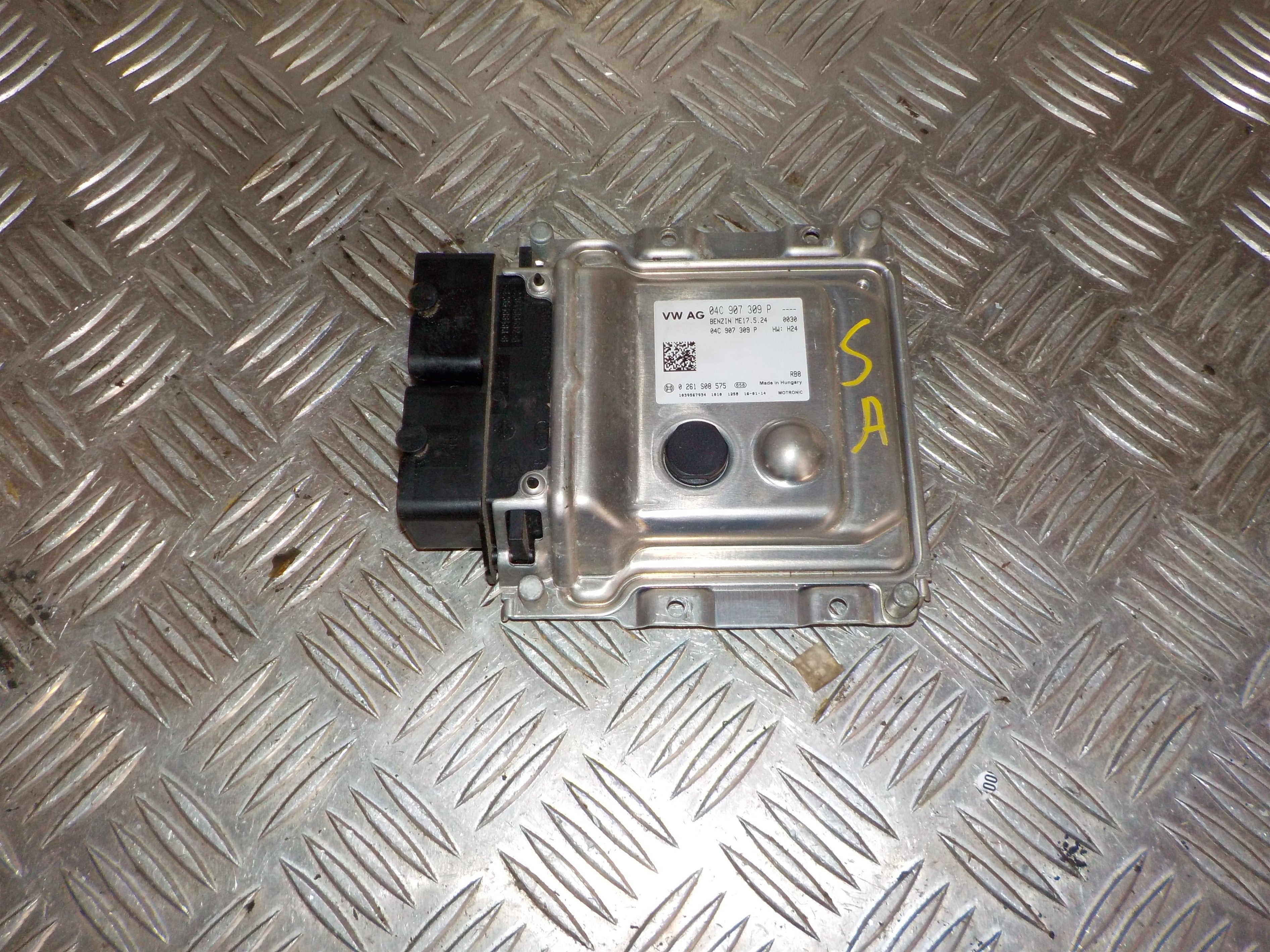 VW Up Motorstyring - Motorstyreboks - Injection Elboks Med OEM Nr. 04C907309P Fra VW Ophugger